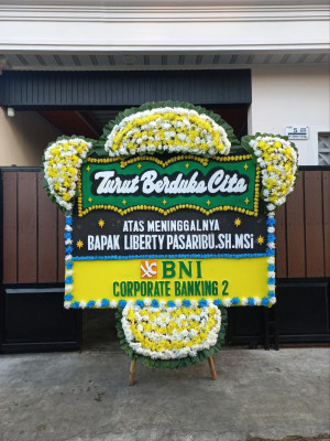 Papan Bunga Duka di Wutpaga