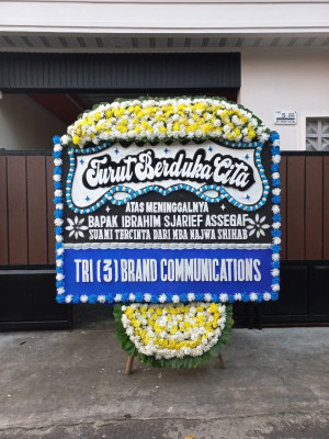 Papan Bunga Duka di Wutpaga